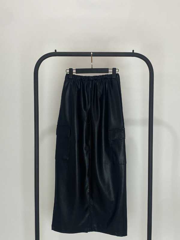 MAXI FALDA CARGO NEGRA
